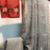Experience the perfect blend of tradition, style, and comfort with this steel grey colour handloom pure cotton by cotton saree. Elevate your festive wardrobe with this timeless masterpiece. Crafted from pure handloom cotton, it’s not only lightweight and summer-friendly but also incredibly comfortable to wear all day long. Complete your look with the included embroidered contrast blouse piece. Shop online this beautiful handloom pure cotton saree with exquisite embroidery work.