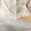 zari stripes white or off white linen saree organic linen saree with blouse piece. Step into elegance with our sophisticated tissue linen sarees, adorned in refreshing pastel shade of mint green that exude timeless charm. Crafted with airy, breathable linen, this saree ensure comfort while making a striking statement with their unique silver zari stripes. Perfect for any occasion, from casual gatherings to formal events, these sarees are versatile and effortlessly stylish. this saree comes with a running blouse piece, completing the ensemble with grace and finesse. Elevate your wardrobe with these exquisite pieces that blend luxury with comfort seamlessly.