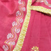 Red embroidered handloom soft cotton saree.This handloom soft cotton saree is a captivating blend of style and comfort. The beautiful floral motif embroidery, neatly done.