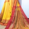 handloom cotton saree tellow cotton saree bengal handloom saree blouse