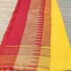 handloom cotton saree tellow cotton saree bengal handloom saree blouse