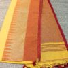 handloom cotton saree tellow cotton saree bengal handloom saree blouse